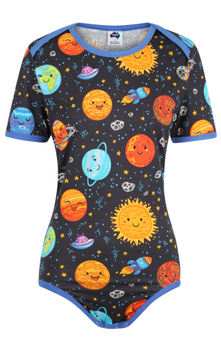 Space Snap Crotch Onesie